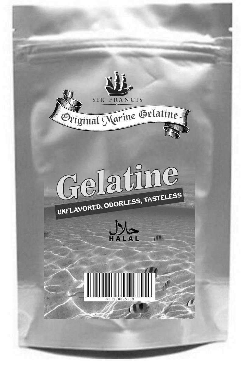 Is Fish Gelatine Halal Hanafi / 860 Mesh Particle Size Edible Gelatine